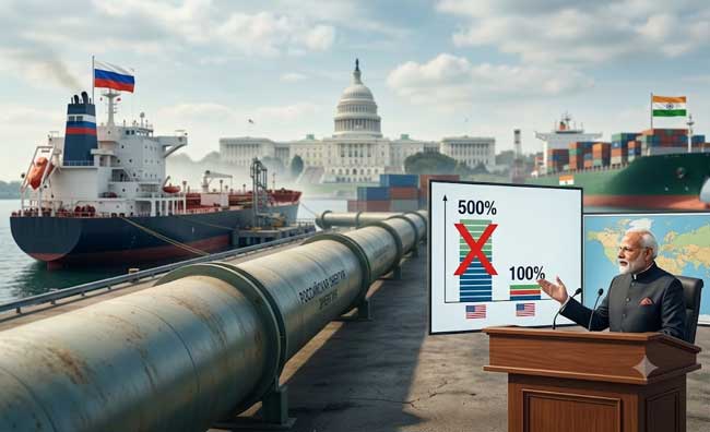 Tariff-Threat-Against-India-Over-Russia-Ties