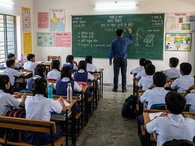 सरकारी स्कूलों पर बड़ा सवाल, 84 हजार स्कूल कम हुए तो 1.5 करोड़ छात्र भी घटे Teacher student school