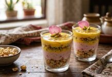 केसरिया गुलाब-मखाना कप Kesar Gulab Makhana Cups