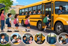 बस से स्कूल जाता है बच्चा तो जरूर सिखाएं ये स्कूल बस सेफ्टी रूल्स School Bus Safety