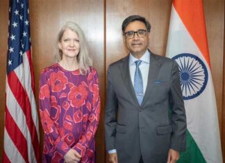 भारत-अमेरिका ने हिंद महासागर में सहयोग बढ़ाने पर की चर्चा Vikram Misri with US Under Secretary of State Allison M Hooker
