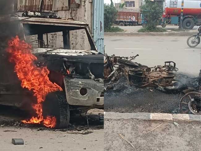 bihar-accident-death-in-patna-mob-burnt- Bihar accident death in patna mob burnt