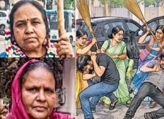 देहरादून में महिला के अपहरण की कोशिश, तीन सफाईकर्मियों ने झाड़ू से बदमाशों को खदेड़ा 3 women workers beat kidnappers with brooms save woman life