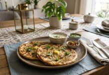 राजस्थानी रसोई से: आलू-प्याज का लच्छा पराठा Aloo Pyaz Laccha Paratha