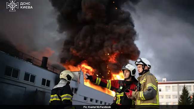 Russian-Drone-Strike-Destroys-Zelensky-s-Former-TV-Studio Russian Drone Strike Destroys Zelensky s Former TV Studio