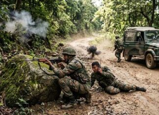 भारत-म्यांमार सीमा पर उग्रवादी हमला, असम राइफल्स का जवान शहीद assam rifles team in arunachal myanmar border