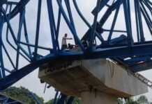 भारतमाला परियोजना के पुल का ढांचा गिरा, वैशाली में 7 मजदूर घायल Bihar bridge structure collapse vaishali bharatmala project
