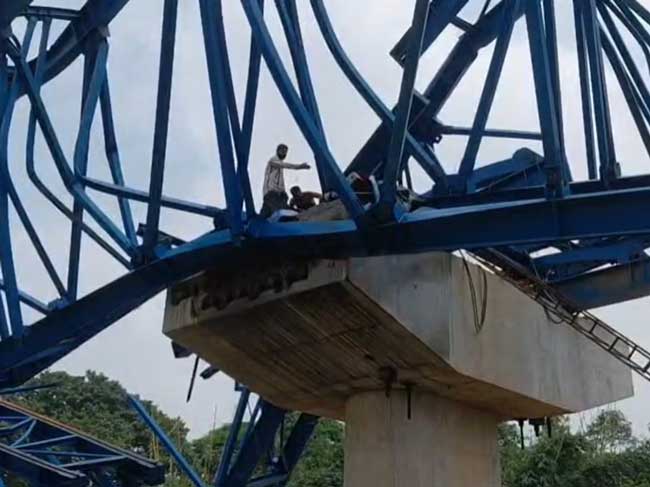 bihar-bridge-structure-collapse-vaishali-bharatmala-project Bihar bridge structure collapse vaishali bharatmala project