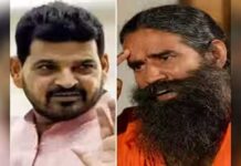 पतंजलि से विवाद में घिरे ब्रजभूषण, 50 करोड़ की मानहानि का मुकदमा Brij bhushan sharan singh patanjali baba ramdev