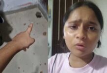 स्वतंत्र भारद्वाज की गिरफ्तारी के बाद निशु आजाद के घर पथराव का दावा Nishu azad claims stone pelting on her house