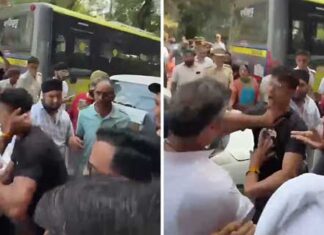 दिल्ली में सड़क निरीक्षण के दौरान हंगामा, मंत्री पर युवक को थप्पड़ मारने का आरोप Parvesh sahib singh allegedly slaps man exposing road standards