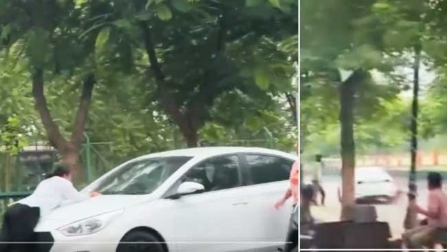 young-woman-on-car-bonnet-new-twist-in-muslim-youth Young woman on car bonnet new twist in muslim youth