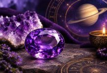 “जामुनिया रत्न: शनि से संबंध, रत्न शास्त्र में महत्व और धारण करने की परंपरा” Amethyst stone