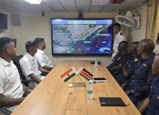 भारत-केन्या समुद्री सहयोग को मजबूती, मोंबासा में भारतीय तटरक्षक पोत वराह का संयुक्त प्रशिक्षण India Kenya Strengthen Maritime Cooperation