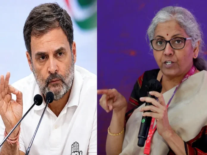 Rahul Gandhi and Nirmala Sitharaman 1793187384893 EuHU 1793187391906 usrZ 627f0c1a 1642 4fdb 92d1 57a405d51e2b XC1g