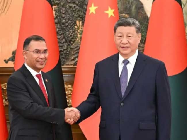 Tarique-Rahman--Xi-Jinping Tarique Rahman Xi Jinping