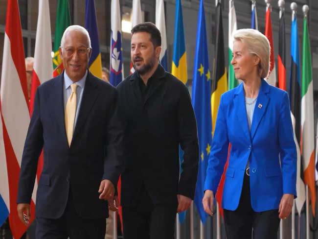 Zelenskyy-Meets-EU-Leaders Zelenskyy Meets EU Leaders