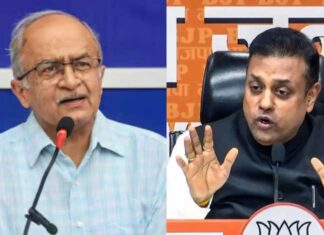 प्रशांत भूषण के बयान से गरमाई राजनीति, भाजपा का विपक्ष पर तीखा हमला Prashant bhushan sandeep patra