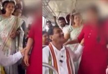 छात्रा का हाथ पकड़ने के वीडियो पर घिरे कांग्रेस विधायक, भाजपा-बीआरएस ने घेरा Telangana congress mla ranga reddy holds female student hand